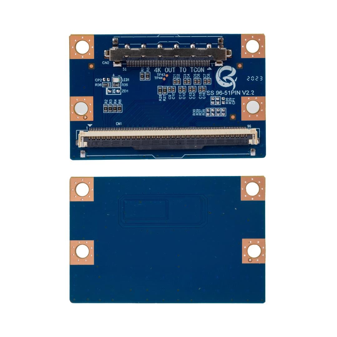 WEKO 96 PIN- 51 PIN SAMSUNG MU TU T-CON FLEXI ÇEVİRİCİ BOARD 2*96 Pin SAM V2,2