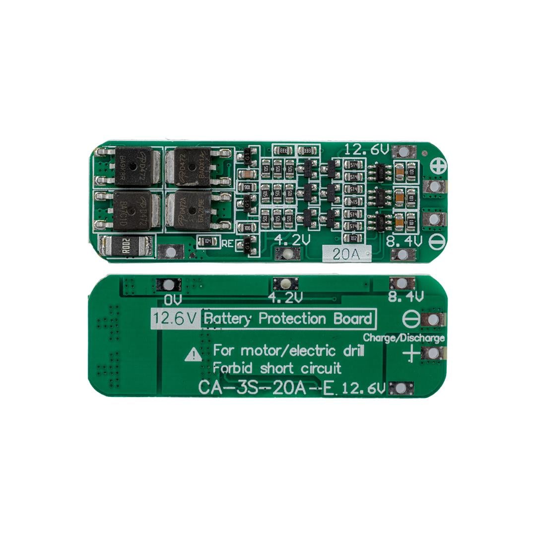 WEKO BMS-24031 3S 20A BMS DEVRESİ LİTYUM BATARYA ŞARJ MODÜLÜ 58X20X3.5MM