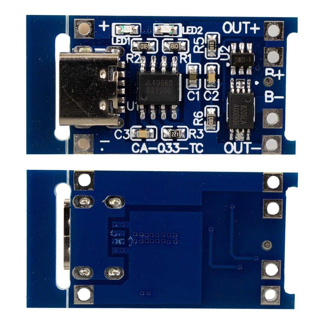 WEKO CA-033-TP TYPE-C PORT 18650 LI-ION PİL KORUMA KARTI