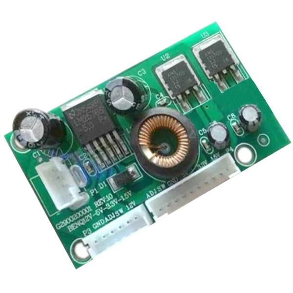 WEKO CA-1215 VOLTAJ DÖNÜŞTÜRME BOARD 12 VOLT TO 5 VOLT TO 3.3 VOLT TO 1.5 VOLT