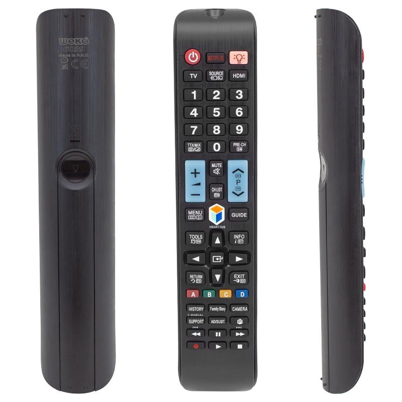 WEKO KL RM-D1078+L SAMSUNG NETFLIX SOURCE TUŞLU LCD LED TV KUMANDA (70139=40017=6039)