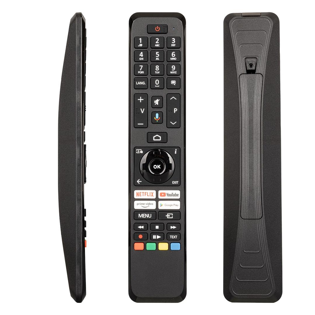 Huayu KL VS-V4 Vestel Netflix-Youtube-Google Play-Prime Video Tuşlu Ses Komutlu Lcd Led Tv Kumanda