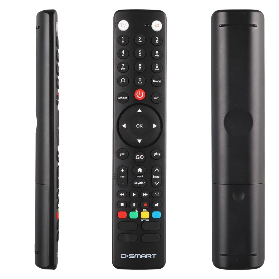 WEKO KR D-SMART YENİ SERİS GO TUŞLU HD UYDU ALICI KUMANDASI