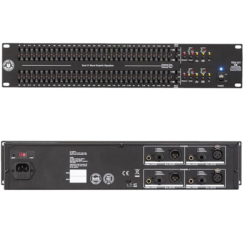 WESTA TEQ-231SW 2X31 BAND GRAFİK EQUALIZER