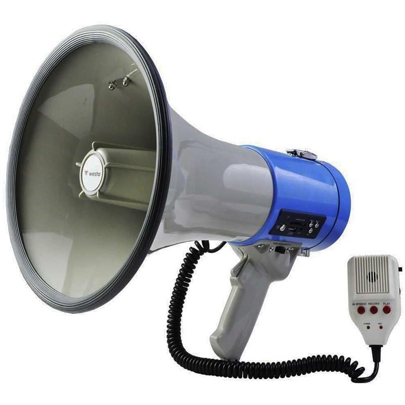 WESTA WM-67 USBLİ LİTYUM BATARYALI 25 WATT MEGAFON