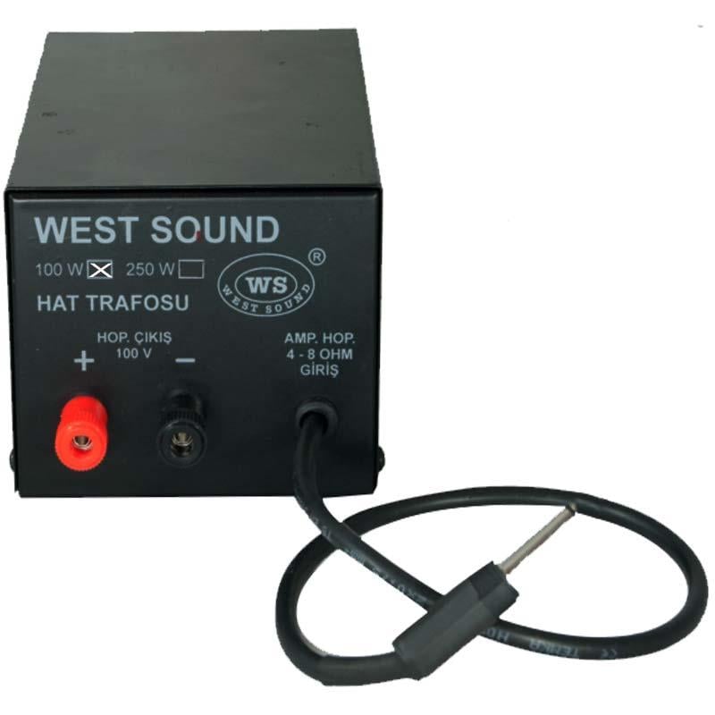 WESTSOUND 2X100 WATT ÇİFT GİRİŞLİ 4-8 OHM KUTULU HARİCİ HAT TRAFOSU
