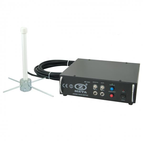 WESTSOUND MT-3101 FSK VHF-UHF TELSİZ ANONS-EZAN-İÇ ORTAM YAYIN ÜNİTESİ