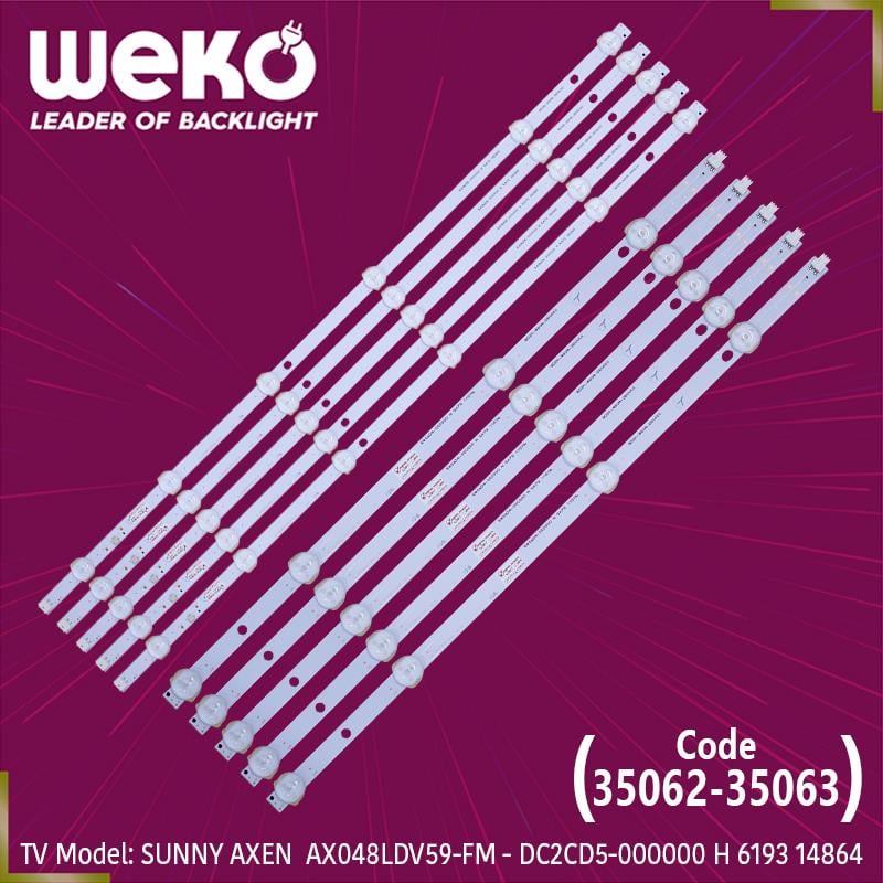 WKSET-5479 35062X5 35063X5 HL-2A480A28 10 ADET LED BAR