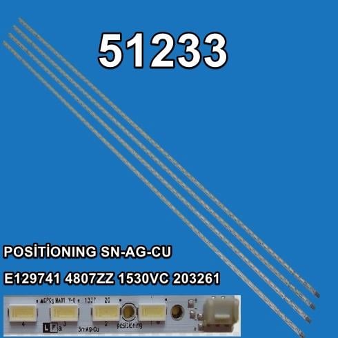 WKSET-6233 36938X4 POSİTİONING SN-AG-CU E129741 4807ZZ 1530VC 203261 4 ADET LED BAR (46LED)