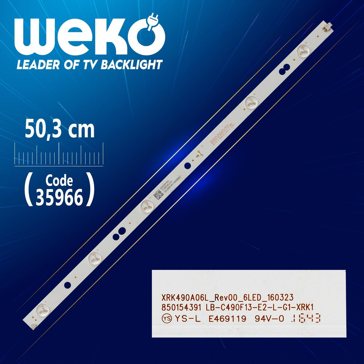 XRK490A06L_REV00_6LED_160323 - LB-C490F13-E2-L-G1-XRK1 - 50.3 CM 6 LEDLİ