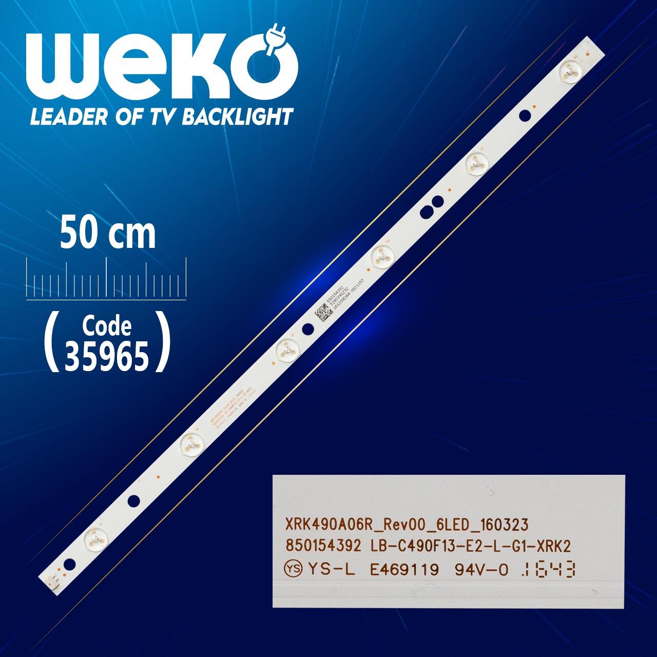 XRK490A06R_REV00_6LED_160323 - LB-C490F13-E2-L-G1-XRK2 - 50 CM 6 LEDLİ