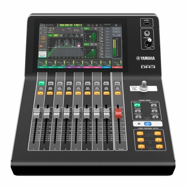 YAMAHA DM3S 9 ÇOKLU DOKUNMATİK EKRAN 16 KANAL DİJİTAL MİXER