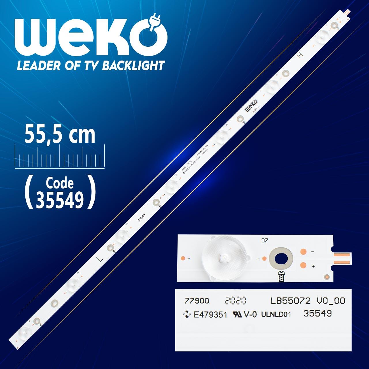 YX-5507200-3B555-0-A-5C1-0674 L - LB55072 V0_00 - 55.5 CM 7 LEDLİ - (WK-433)
