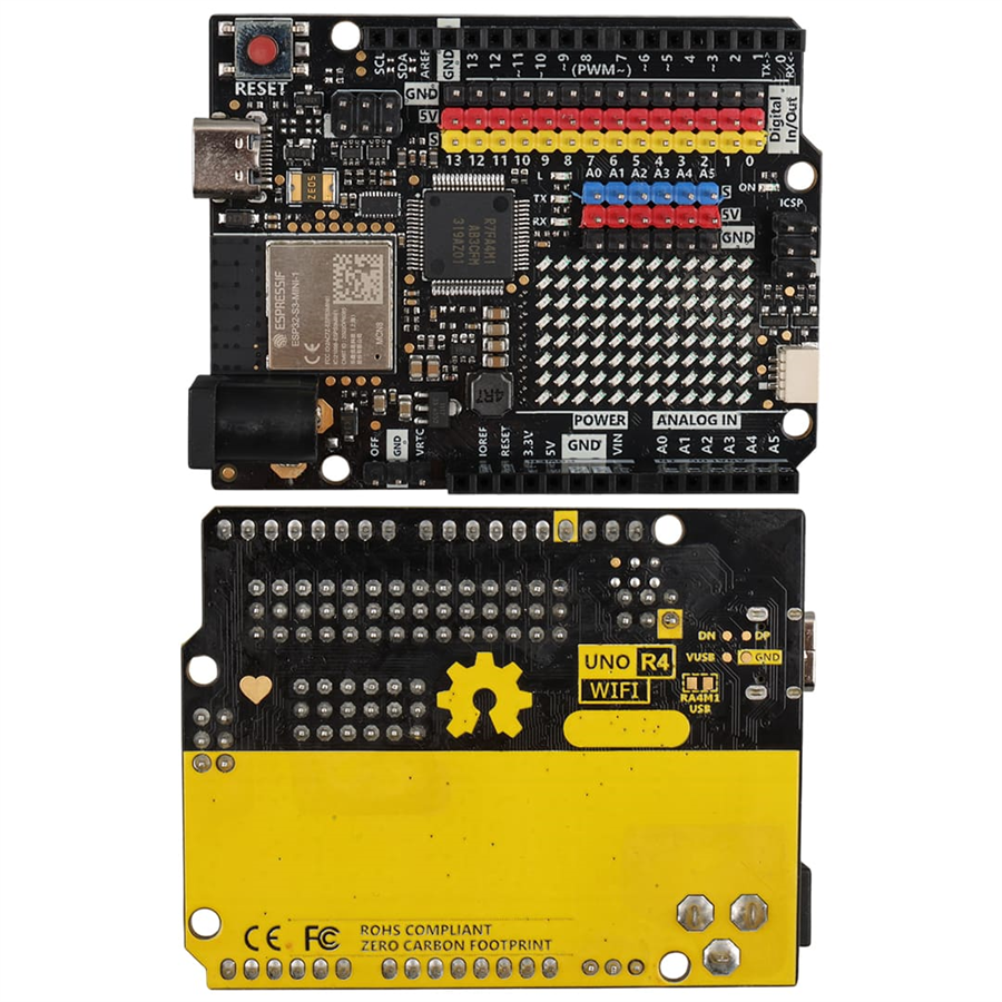 ARD UNO R4 WIFI BLACK GOLD IMMERSION