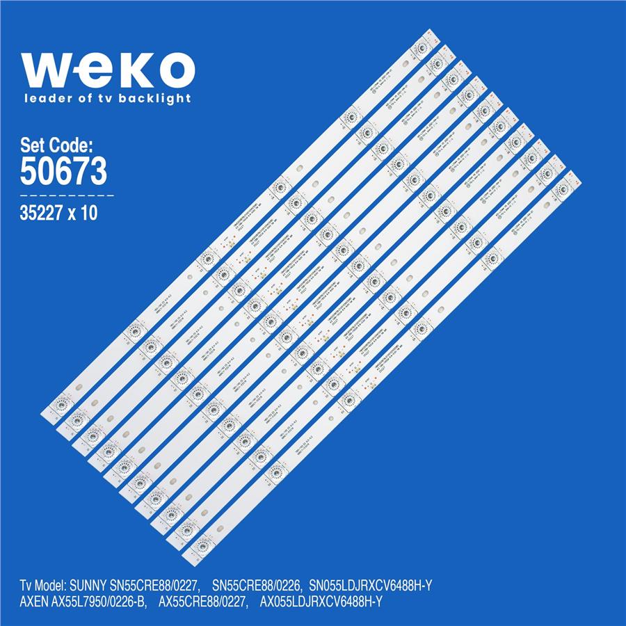 Axen AX55CRE88/0227 55'' inç 10 Adet Tv Led Bar Fiyatı - Merter
