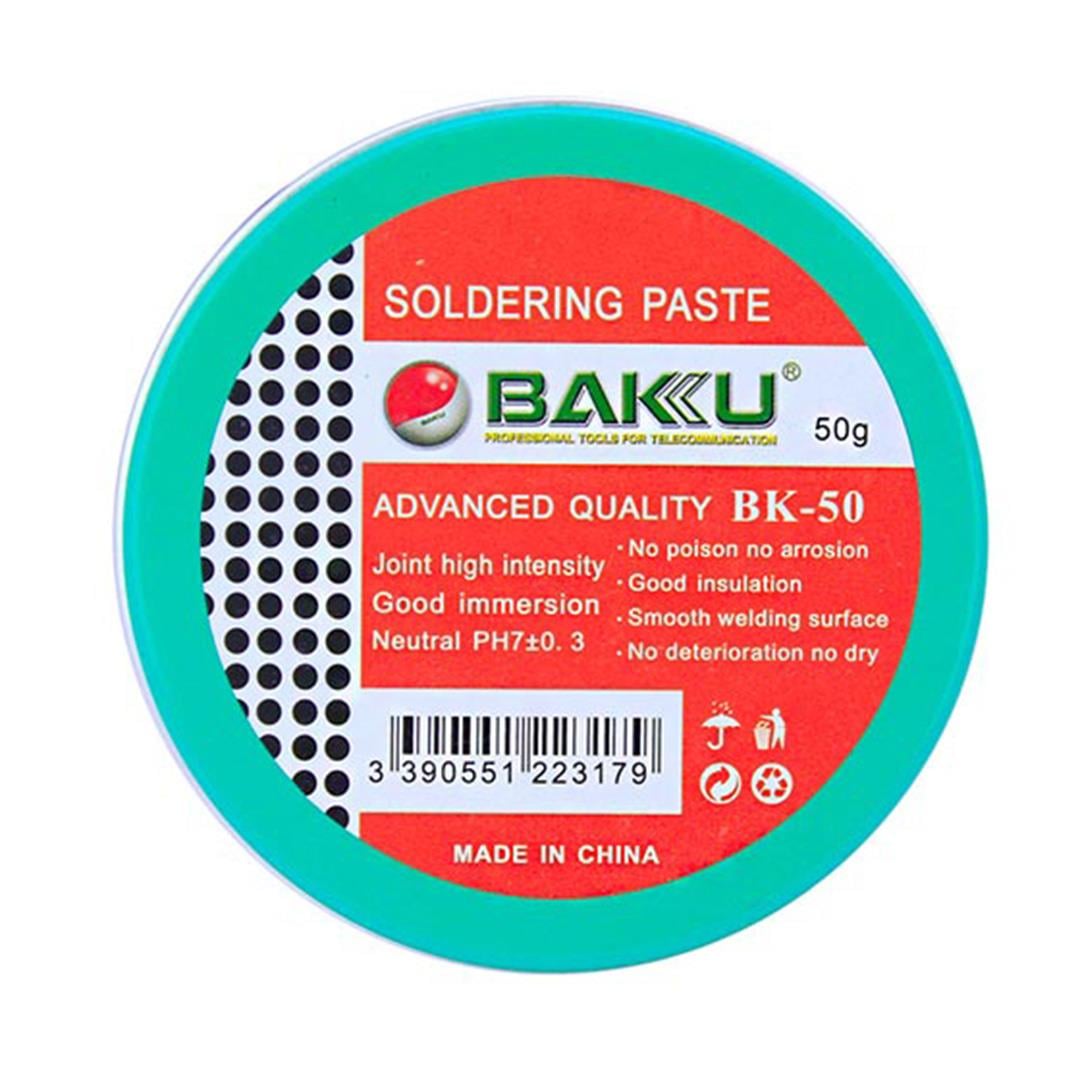 Baku BK-50 50 Gram Lehim Pastası - Yüksek Kaliteli Lehimleme, İleri Seviye Soldering Paste Fiyatı - Merter Elektronik