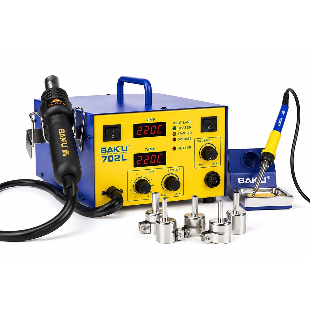 Baku BK-702L Digital Isı Ayarlı-Üflemeli Havya Fiyatı - Merter Elektronik