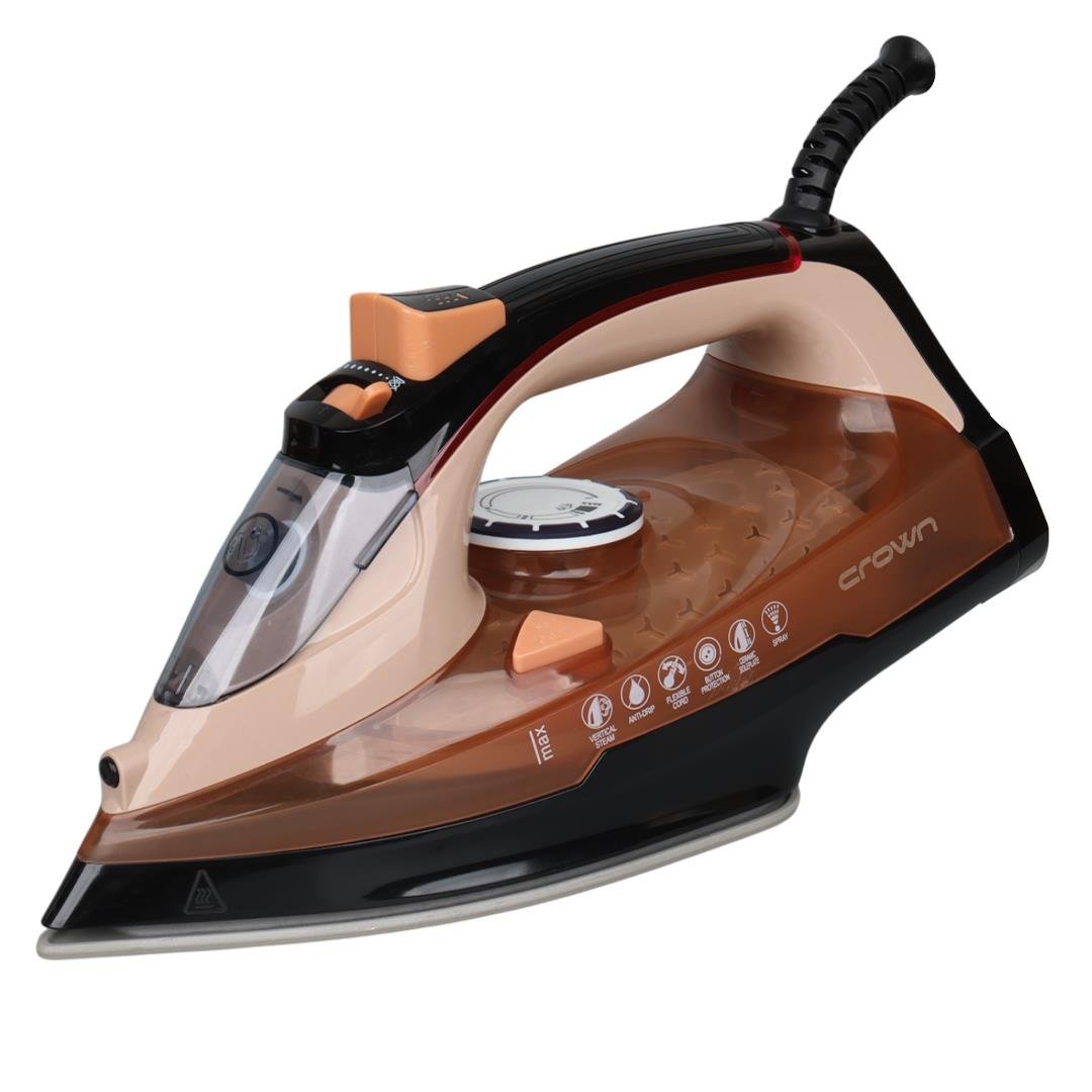 CROWN CRW-7206 BUHARLI ÜTÜ-MAVİ-ROZE-SİYAH SERAMİK TABAN