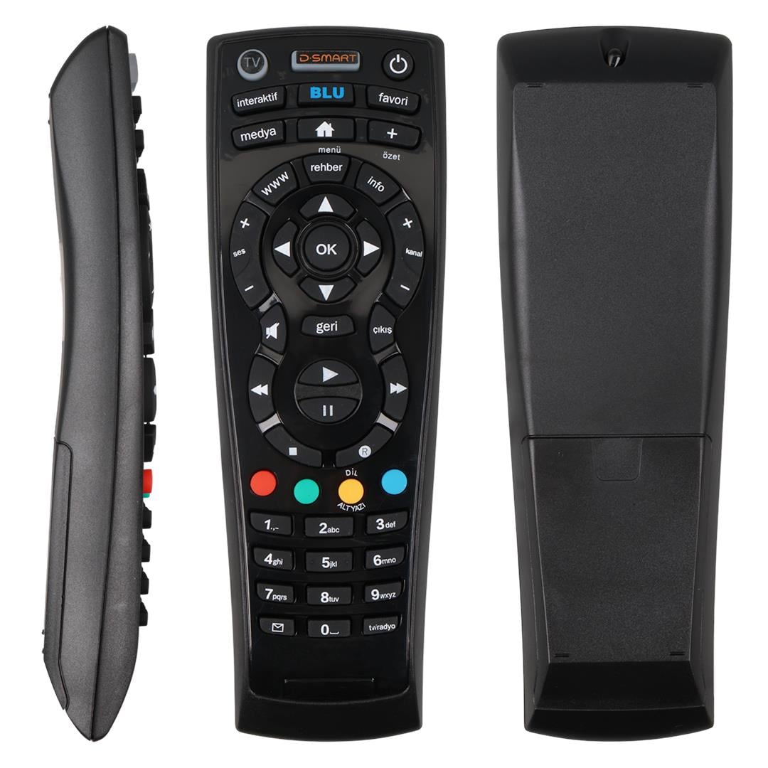 D-Smart HD BLU Akıllı Uydu Alıcı Kumandası Fiyatı - Merter Elektronik