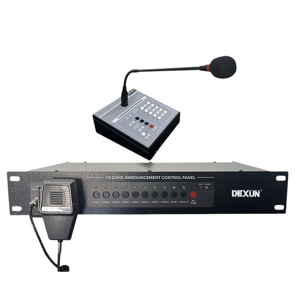 DEXUN D-1170 /  D1175 10 BÖLGELİ ACİL MESAJ KAYITLI ANONS KONTROL ÜNİTESİ Fiyatı - Merter Elektronik