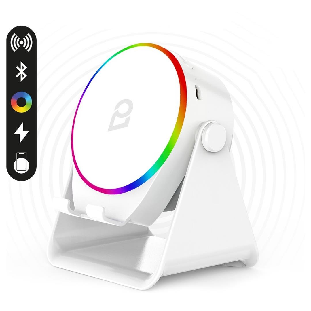 ENKADO EKD-S11 5IN1 WIRELESS INDUCTION  BLUTOOTH 5W 2000 MAH RGB BEYAZ SPEAKER
