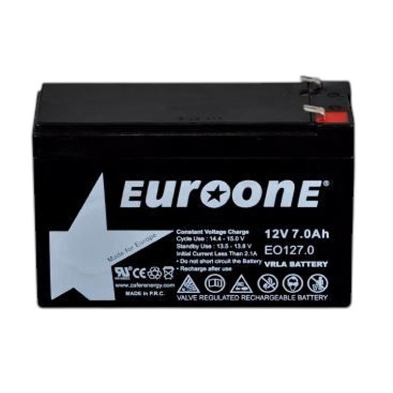Euroone Eo127.0-Tg 12 Volt - 7 Amper Kalın Kutup Akü (150 X 65 X 90 Mm) Fiyatı - Merter Elektronik