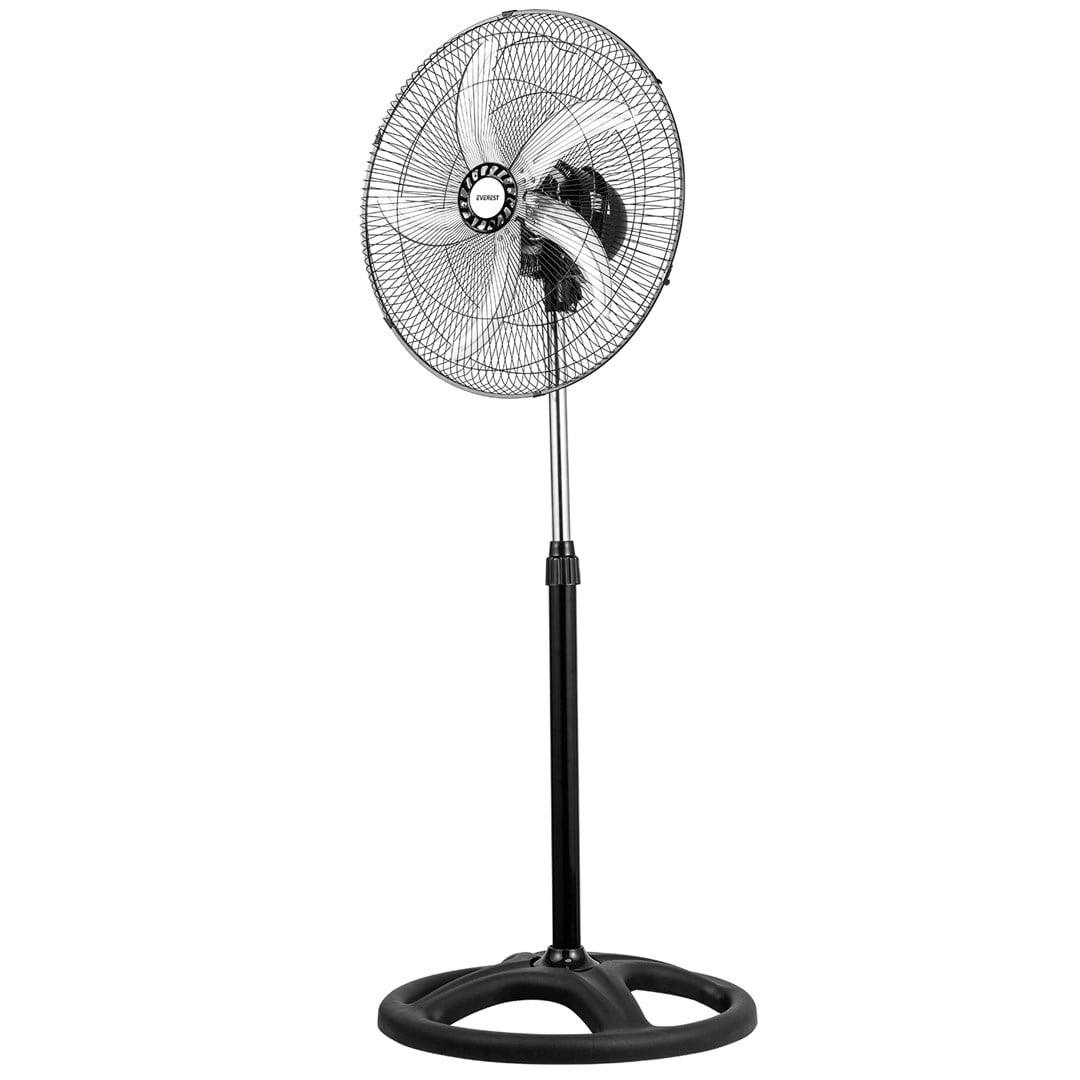 EVEREST FAN16 SİYAH 18'' 65 WATT 3 HIZ KADEMELİ 5 PARVANELİ SANAYİ TİĞİ VANTİLATÖR Fiyatı - Merter Elektronik