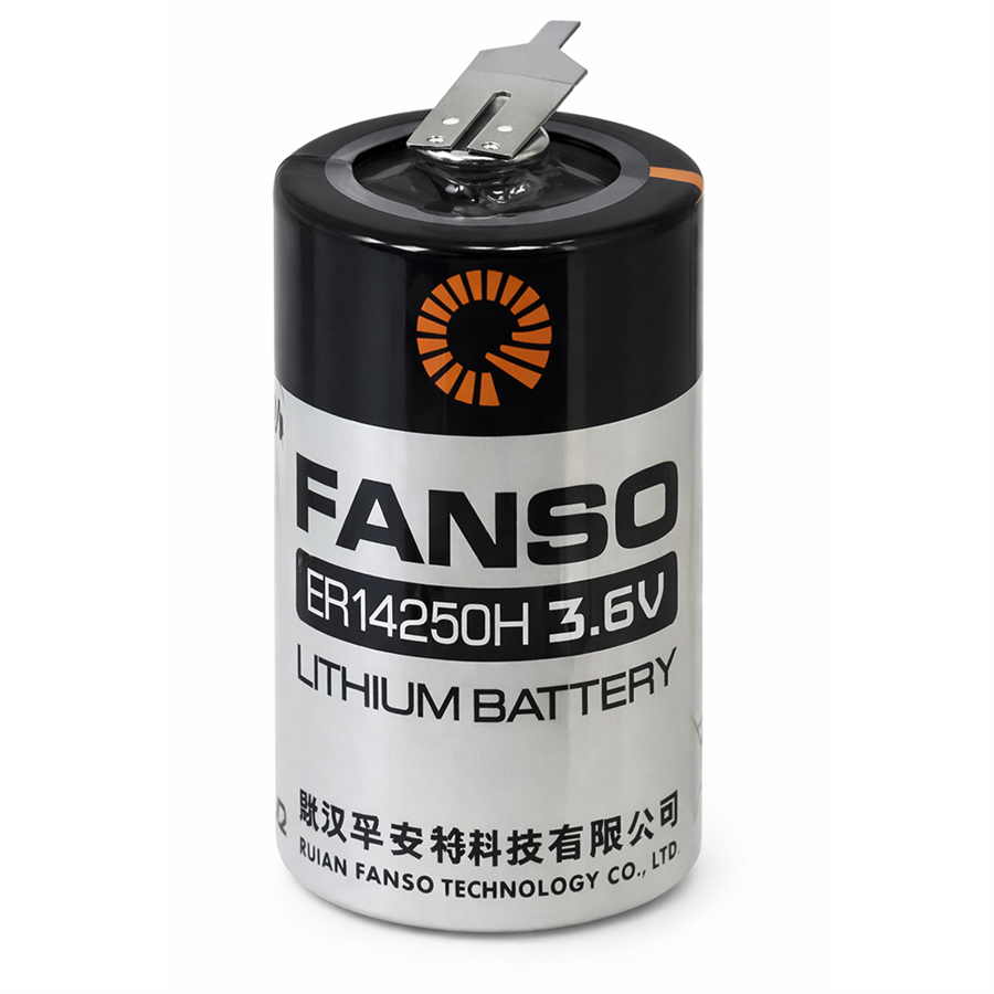 FANSO ER14250H 1/2AA 3.6 VOLT KISA BOY PUNTALI LİTYUM PİL 2 PIN Fiyatı - Merter Elektronik