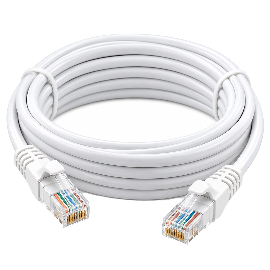 HERZ BEYAZ CAT6 10 METRE RJ45 PATCH NETWORK ETHERNET İNTERNET KABLOSU Fiyatı - Merter Elektronik