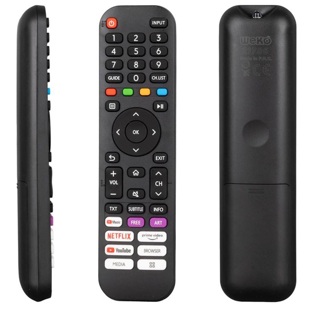 Hey Awox Netflıx-Youtube-Prıme Vıdeo Tuşlu Lcd Led Tv Kumanda (40174=21786) Fiyatı - Merter Elektronik