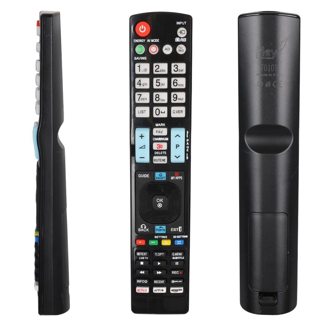 Hey  Rm-L930+3 Küçük Kalıp Lg Netflıx-Amazon Tuşlu  Ambalajlı Lcd Led Tv Unıversal Kumanda (70107=40177=19273) Fiyatı - Merter Elektronik
