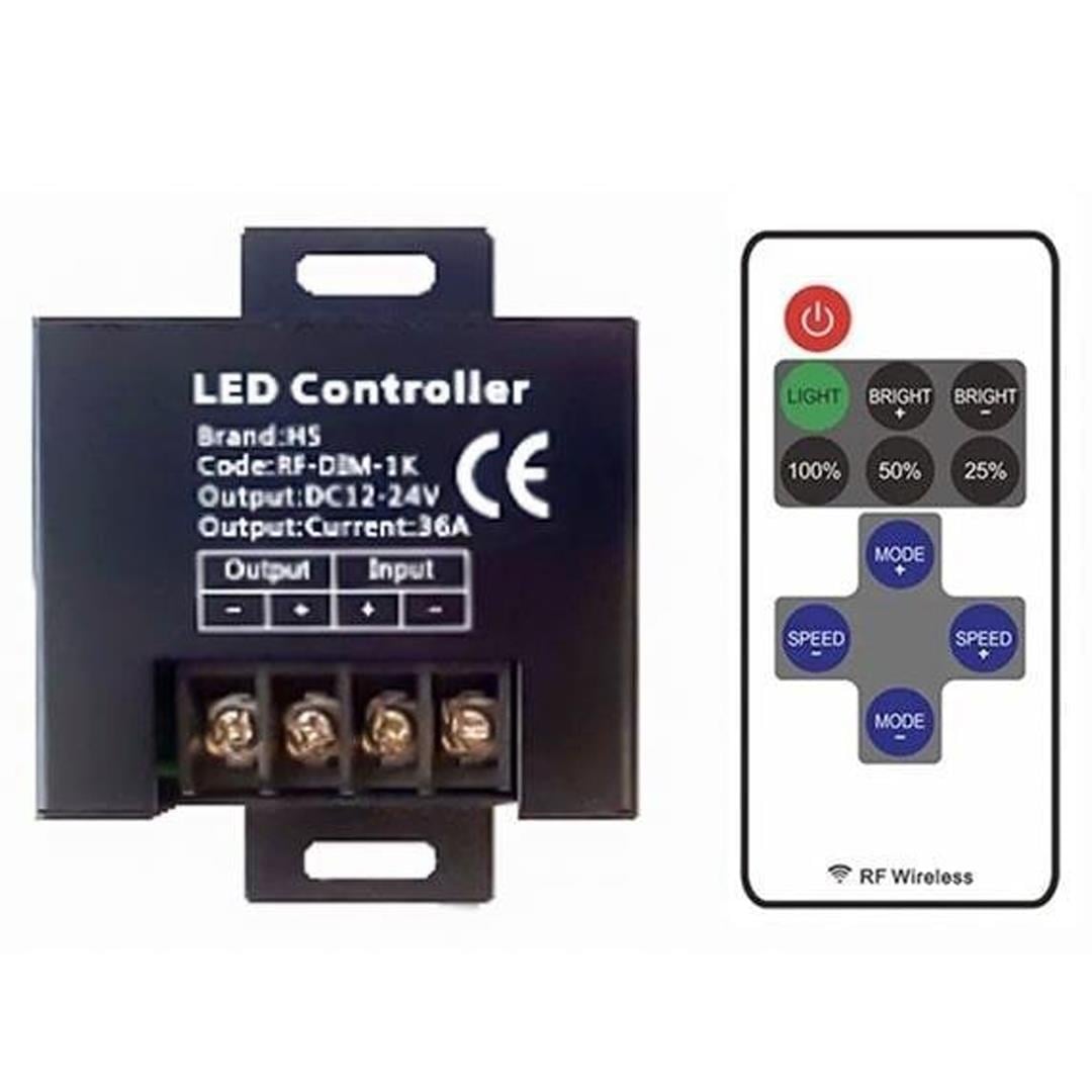 Hıghtek 12/24V 36 Amper Rf Kumandalı Dimmer Kontrol Devresi Fiyatı - Merter Elektronik