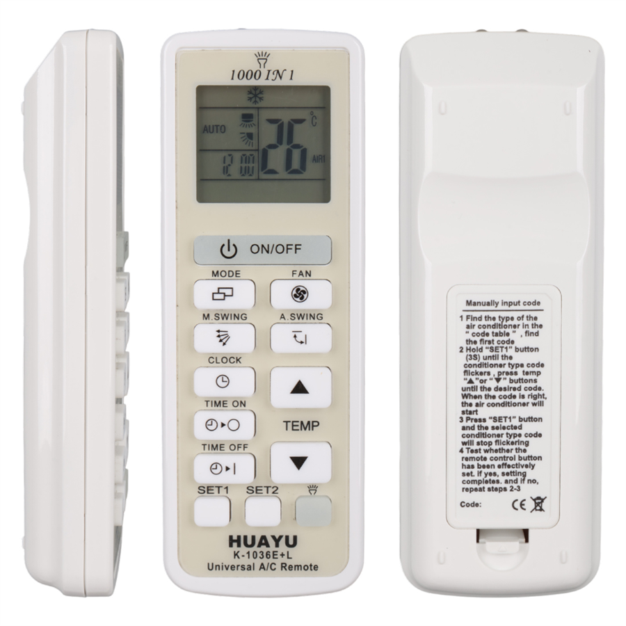 Huayu K-1036E+L Unıversal Klima Akıllı Kumandası Fiyatı - Merter Elektronik