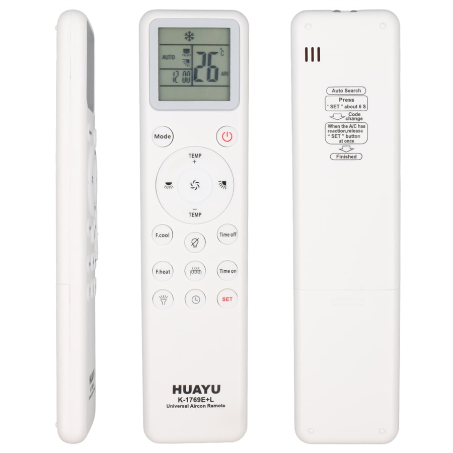Huayu K-1769E+L Unıversal Klima Kumandası Fiyatı - Merter Elektronik