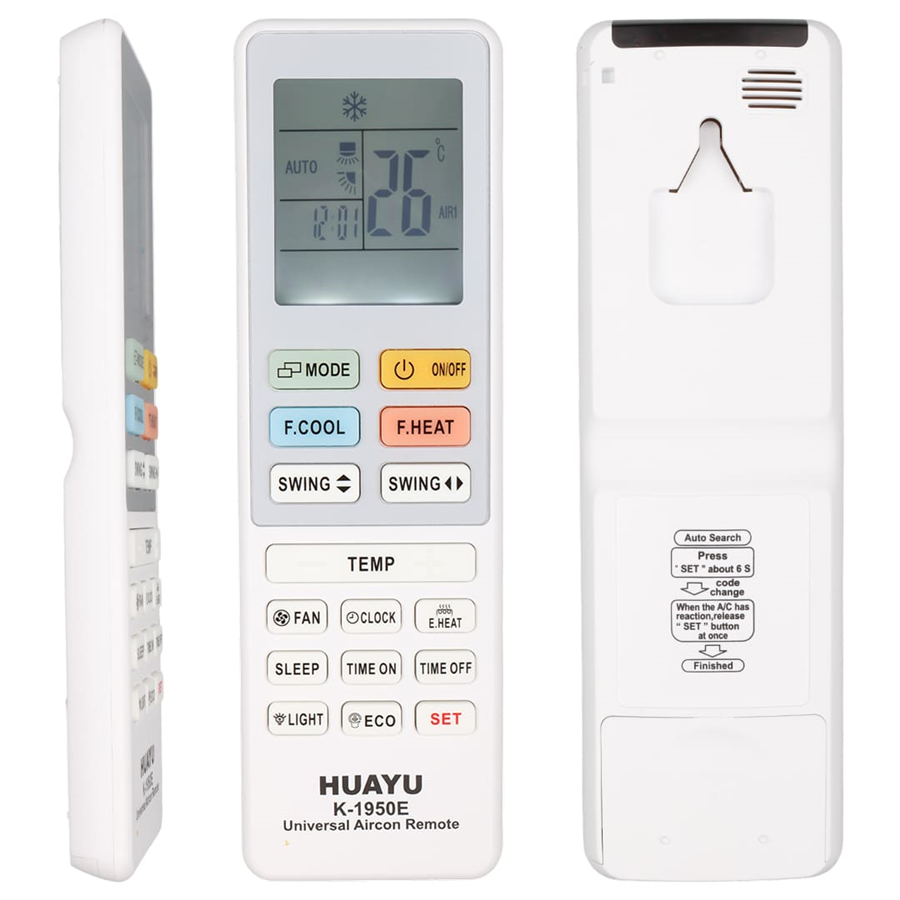 HUAYU KK K-1950E UNIVERSAL AKILLI KLİMA KUMANDASI Fiyatı - Merter Elektronik