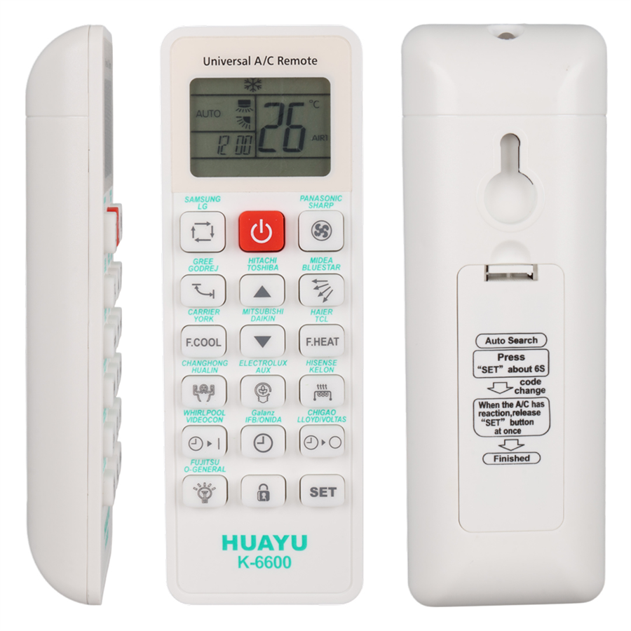 HUAYU KK K-6600 UNIVERSAL A/C AKILLI KLİMA KUMANDASI Fiyatı - Merter Elektronik