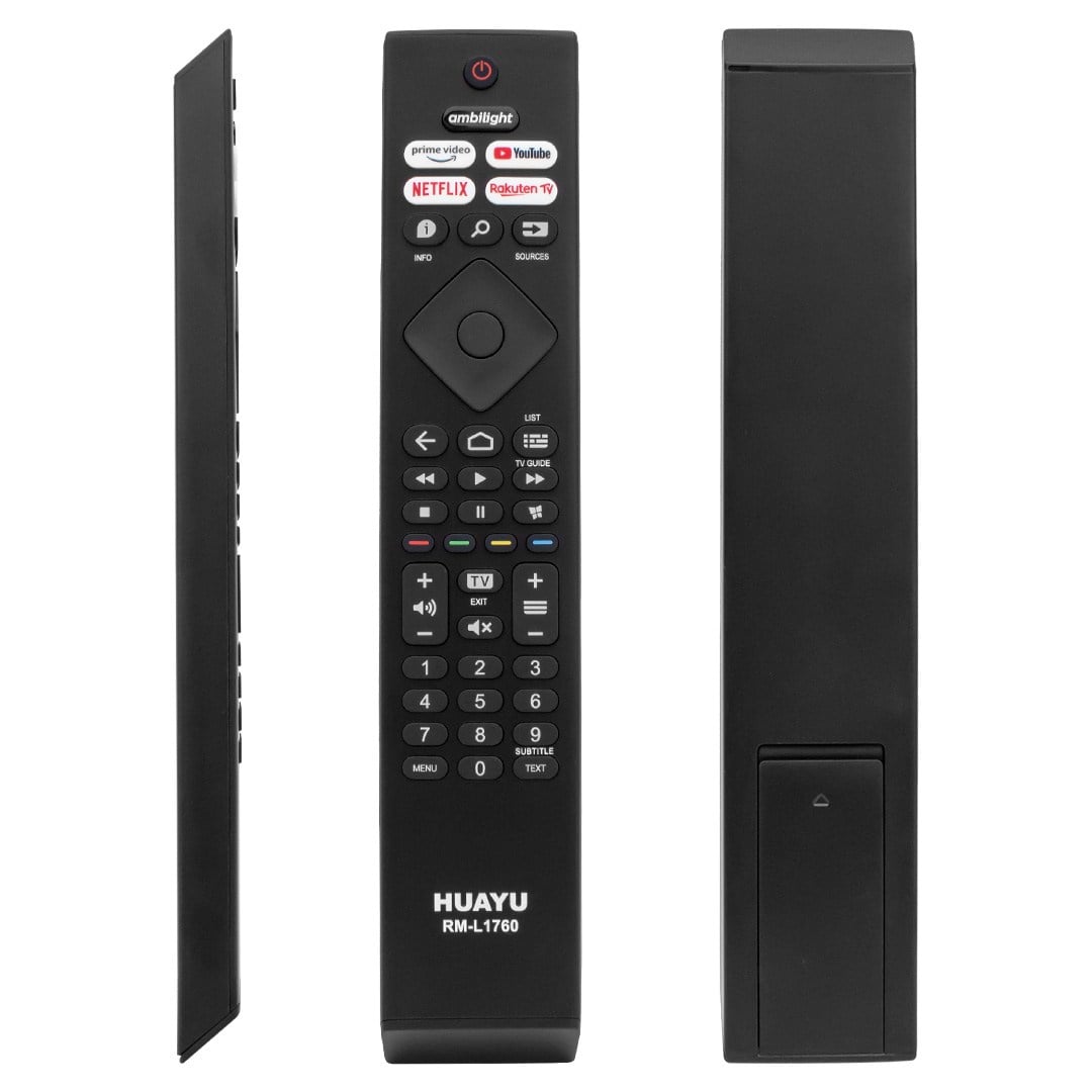 Huayu Philips RM-L1760 Ambilight-Netflix-Prime Video-Youtube-Rakuten Tv Tuşlu Led Tv Kumanda Fiyatı - Merter Elektronik