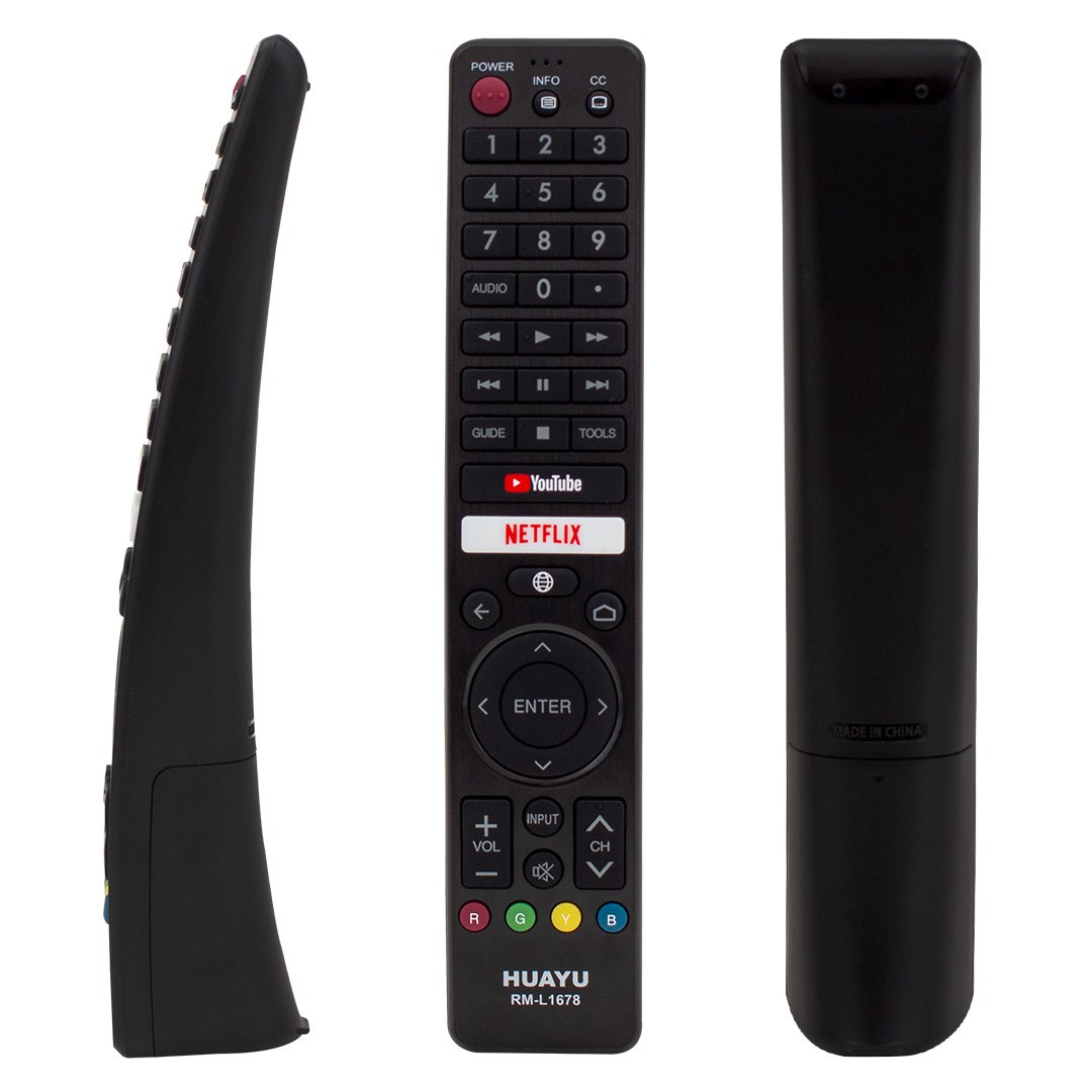 Huayu RM-L1678 Sharp Netflix-Youtube Tuşlu Lcd-Led Tv Kumanda Fiyatı - Merter Elektronik