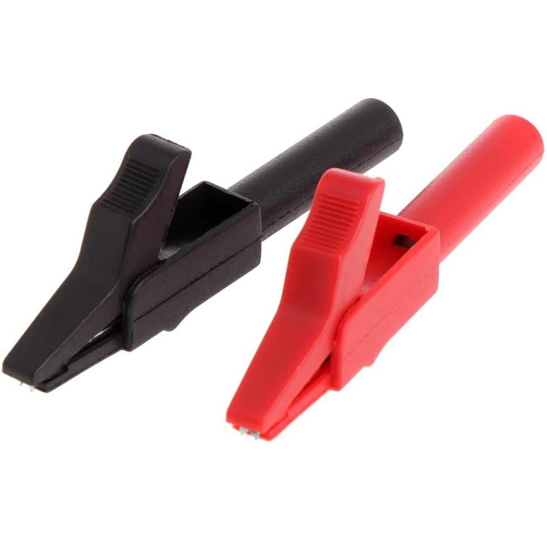 IC-243B 4Mm Banan Jak Girişli Krokodil CatII (2li Takım Siyah-Kırmızı) Fiyatı - Merter Elektronik