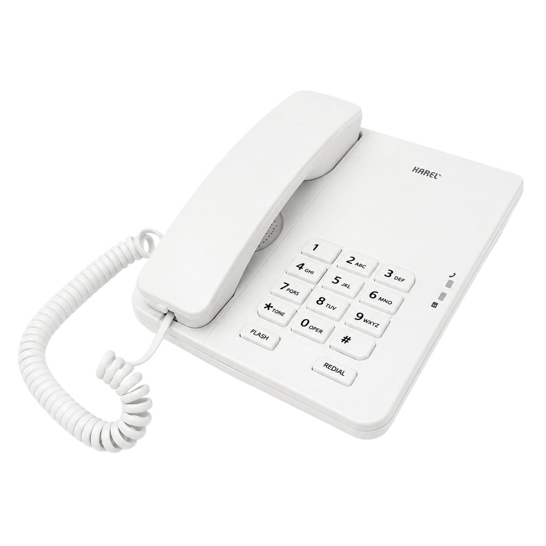 Karel TM-140 Kablolu Ekransız Krem Masaüstü Telefon                                                  Fiyatı - Merter Elektronik