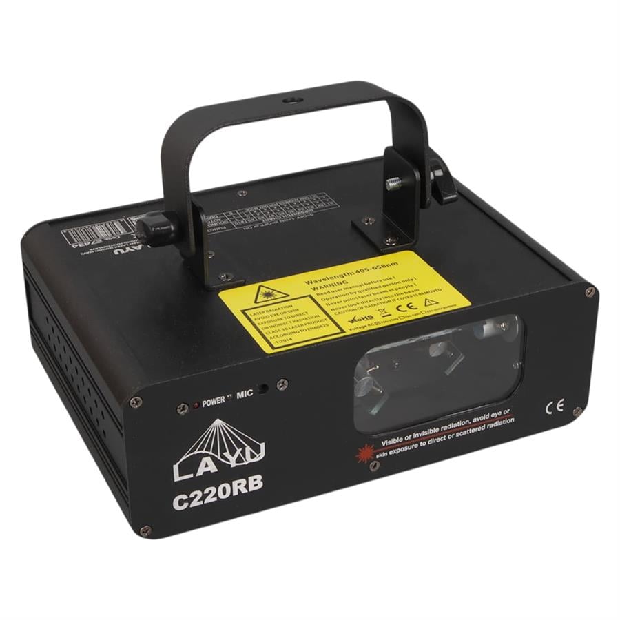 LAYU C220RB 2 RENK BEAM LAZER (KIRMIZI-MAVİ) DMX-AUTO-SOUND-MASTER/SLAVE Fiyatı - Merter Elektronik