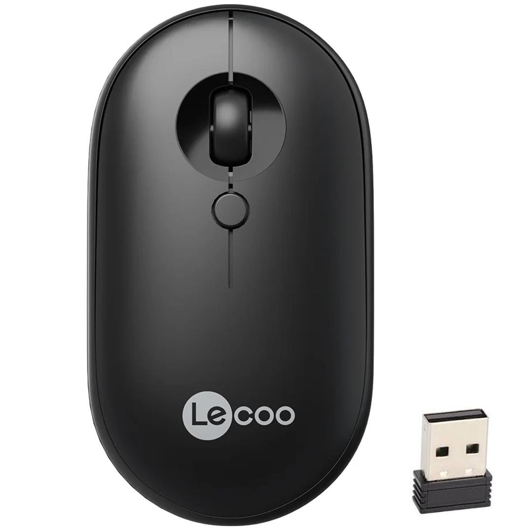 LENOVO LECOO WS212 1600DPI 4 TUŞLU KABLOSUZ SİYAH OPTİK MOUSE