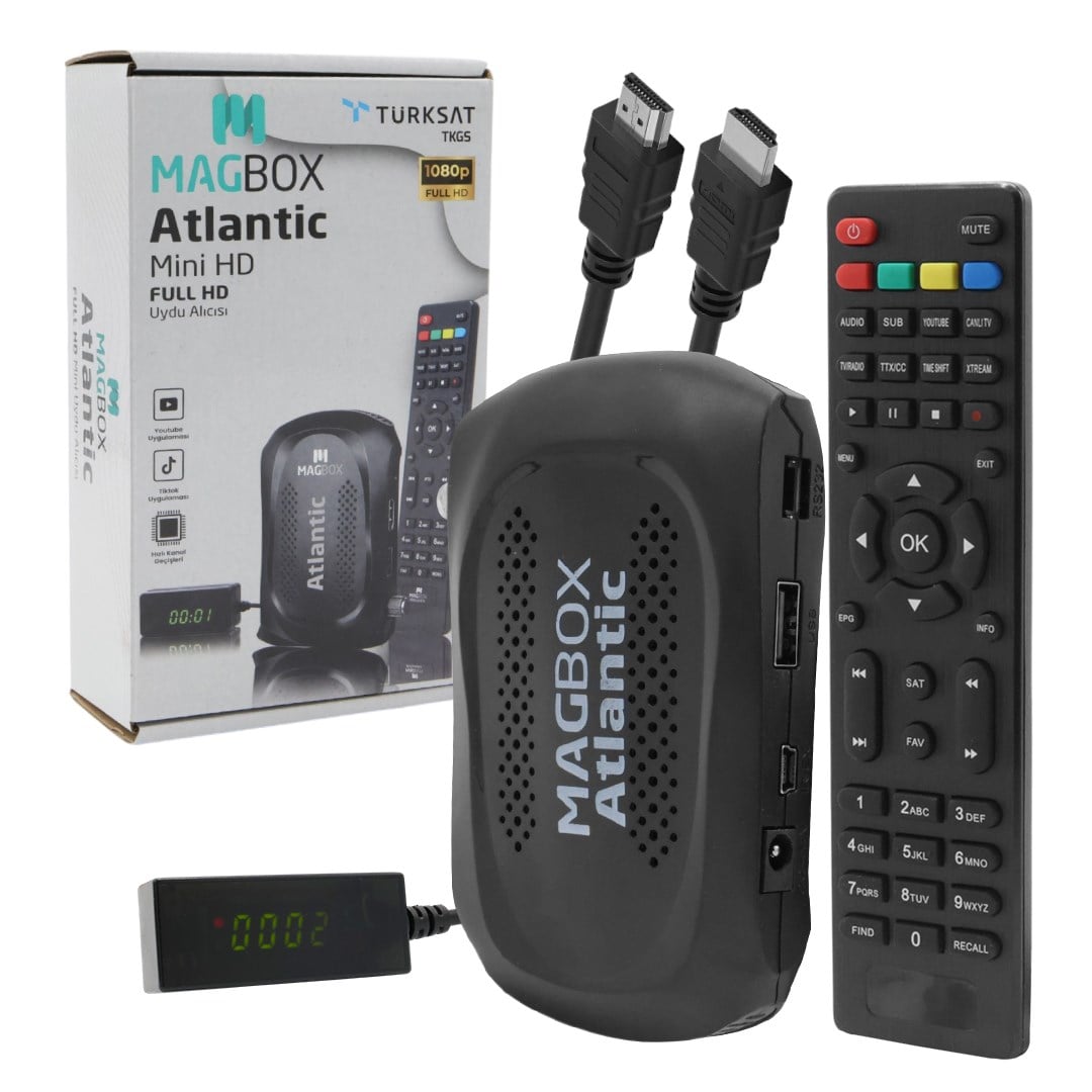 MAGBOX ATLANTIC 1080P FULL HD MINI UYDU ALICISI