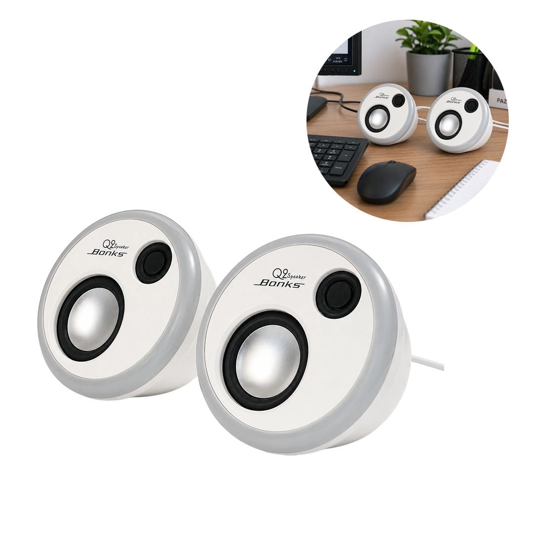 MagicVoice MV-24846 USB Mini Hoparlör (2X3Watt) Fiyatı - Merter Elektronik
