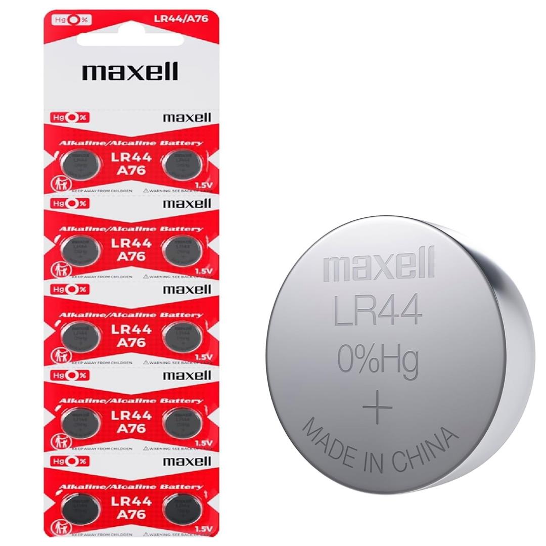 MAXELL LR44 A76 0%HG 1.5 VOLT ALKALİN DÜĞME PİL (10'LU PAKET)