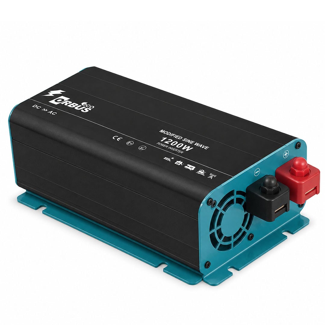 ORBUS MSE1200W  12 VOLT - 1200 WATT ECO MODIFIED SINUS INVERTER Fiyatı - Merter Elektronik