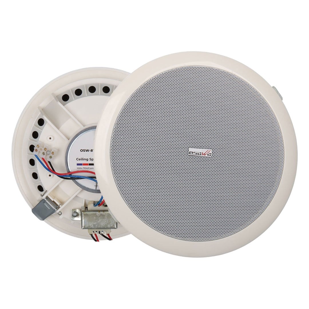 Osawa OSW-818 20 Cm Alçıpan Trafolu Hoparlör Beyaz Fiyatı - Merter Elektronik