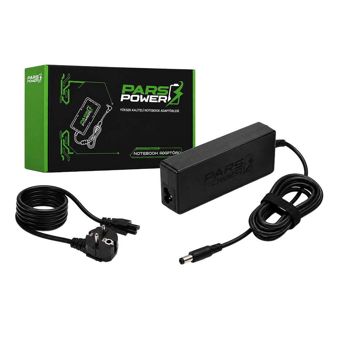 PARSPOWER PRS-015 PLASTİK KASA 19.5V 4.62A 90W (7.4*5.0MM) STANDART NOTEBOOK ADAPTÖR Fiyatı - Merter Elektronik