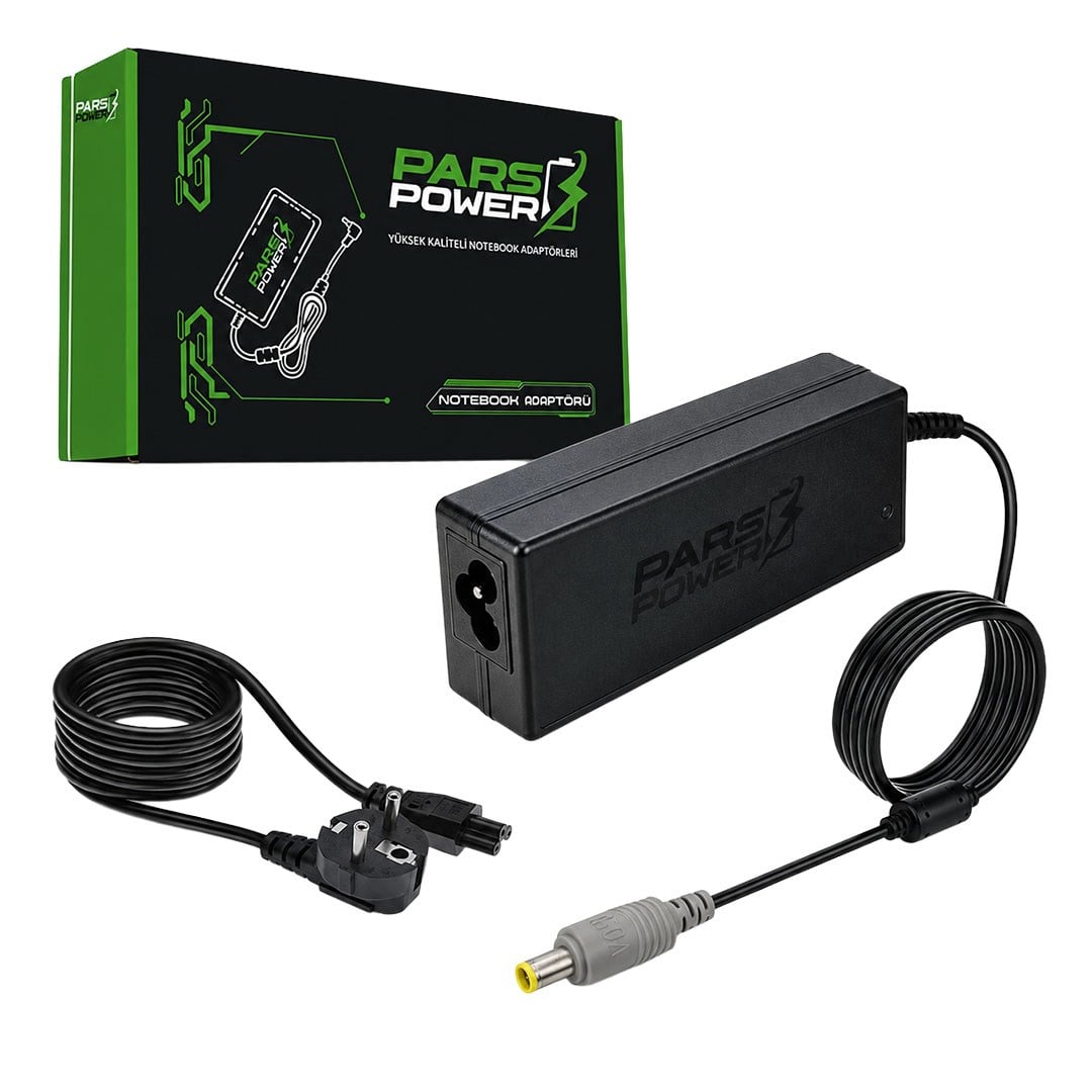 PARSPOWER PRS-046 PLASTİK KASA 20V 3.25A 65W (7.9*5.5MM) STANDART NOTEBOOK ADAPTÖR Fiyatı - Merter Elektronik