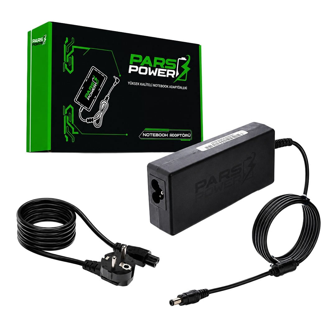 PARSPOWER PRS-061 PLASTİK KASA 19V 4.74A 90W (5.5*3.0MM) STANDART NOTEBOOK ADAPTÖR Fiyatı - Merter Elektronik